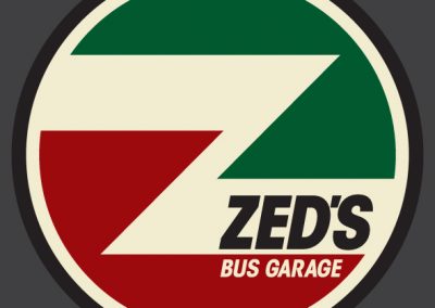 Zed’s Bus Garage Identity